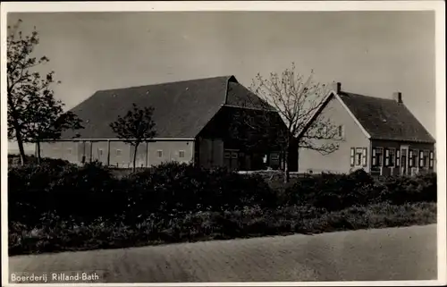 Ak Rilland Reimerswaal Zeeland Niederlande, Boerderij Rilland-Bath