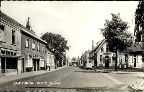 Ak Baarle Nassau Nordbrabant, Baarle Hertog Flandern Antwerpen, Nieustraat