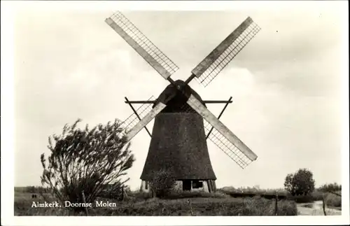 Ak Almkerk Nordbrabant Niederlande, Doornse Molen