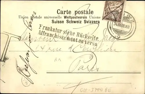 Ak Spiez am Thuner See Kanton Bern, Ortsansicht, Kühe