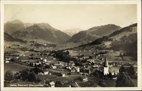 Ak Saanen Kanton Bern, Gesamtansicht