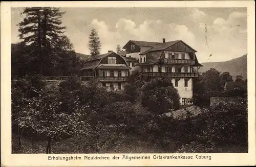 Ak Neukirchen bei Coburg Lautertal Oberfranken, Erholungsheim der allg Ortskasse Coburg