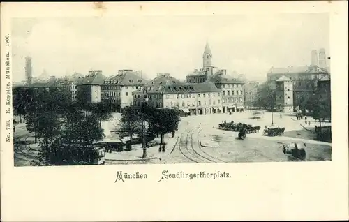 Ak München, Sendlinger Tor Platz