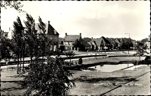 Ak Woudenberg Utrecht Niederlande, Kruispunt de Poort