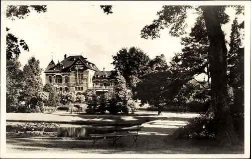 Ak Woerden Utrecht Niederlande, Station, Park