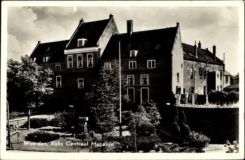 Ak Woerden Utrecht Niederlande, Rijks Centraal Magazijn