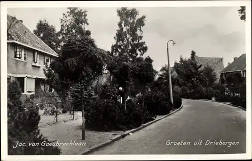 Ak Driebergen Utrecht Niederlande, Jac van Gaesbrechlaan