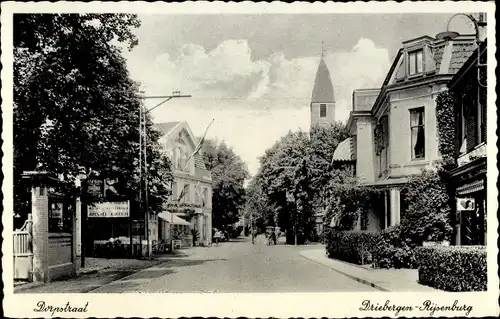 Ak Driebergen Rijsenburg Utrecht Niederlande, Dorpstraat