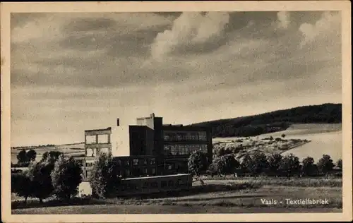 Ak Vaals Limburg Niederlande, Textielfabriek