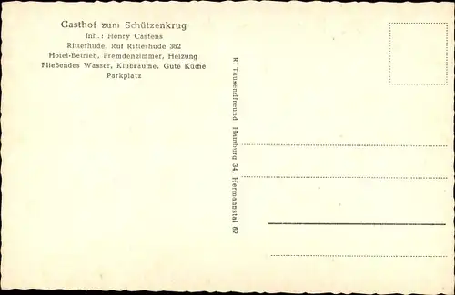 Ak Ritterhude Niedersachsen, Gasthof zum Schützenkrug