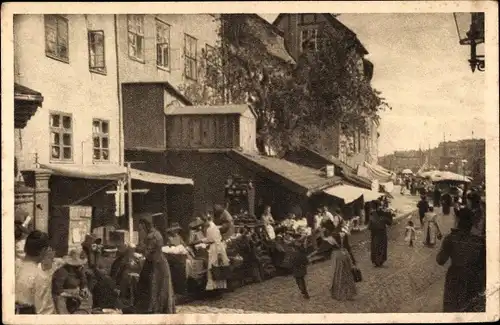 Ak Kaliningrad Königsberg Ostpreußen, Der untere Fischmarkt