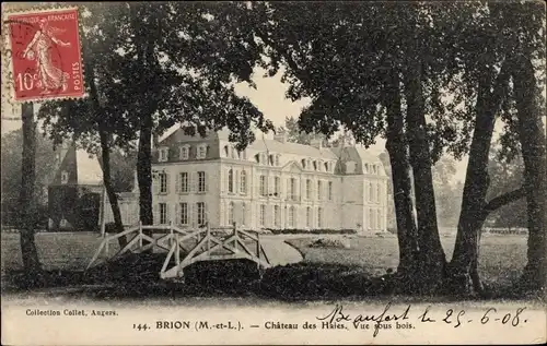 Ak Brion Maine-et-Loire, Chateau des Haies