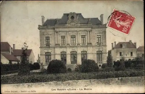 Ak Les Rosiers sur Loire Maine et Loire, La Mairie