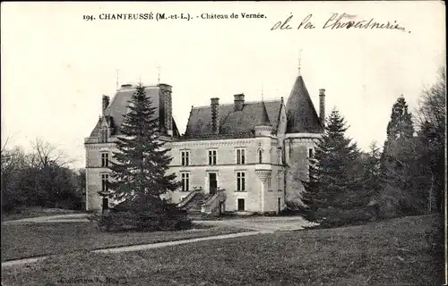 Ak Chanteussé Champteussé Maine et Loire, Chateau de Vernée