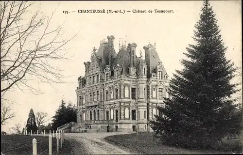 Ak Chanteussé Champteussé Maine et Loire, Chateau de Tessecourt
