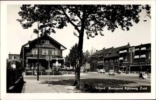 Ak Sittard Limburg Niederlande, Kruispunt Rijksweg Zuid