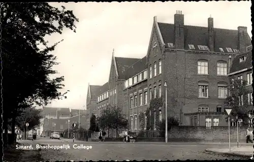 Ak Sittard Limburg Niederlande, Bisschoppelijk College