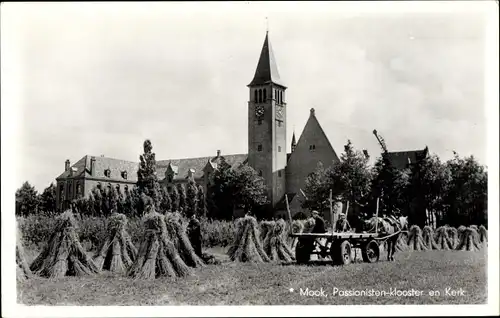 Ak Mook Limburg Niederlande, Passionisten klooster en Kerk