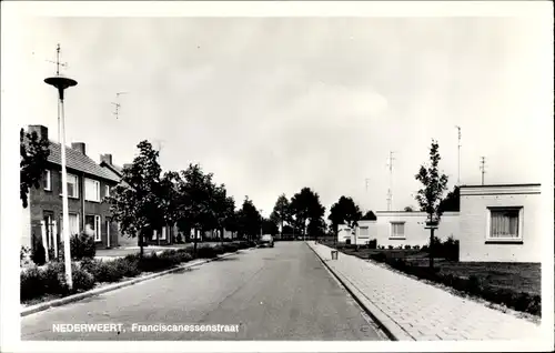 Ak Nederweert Limburg Niederlande, Franciscanessenstraat