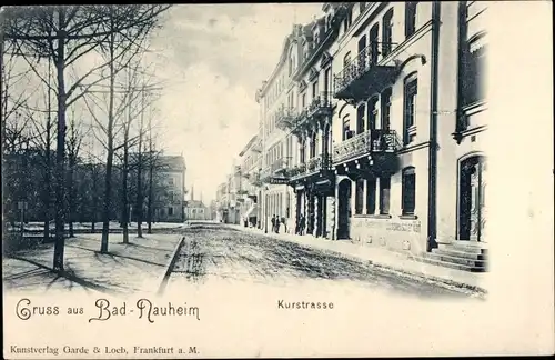 Ak Bad Nauheim in Hessen, Kurstraße, Friseur