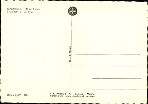Ak Klobenstein Collalbo Ritten Renon Südtirol, Kirche