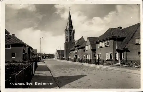 Ak Kruiningen Zeeland Niederlande, Burg. Elenbaasstraat