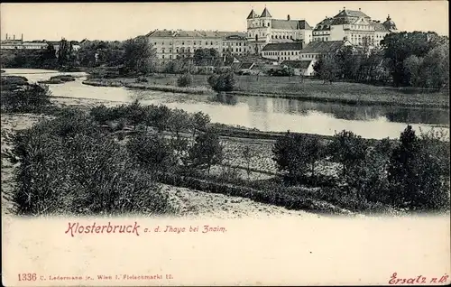 Ak Znojmo Znaim Südmähren, Klosterbruck, Kloster Louka