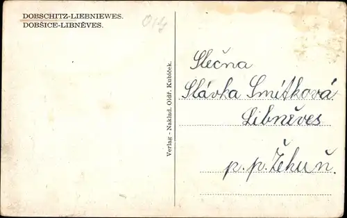 Ak Dobsice Libneves Dobschitz Liebniewes Mittelböhmen, Ortsansichten