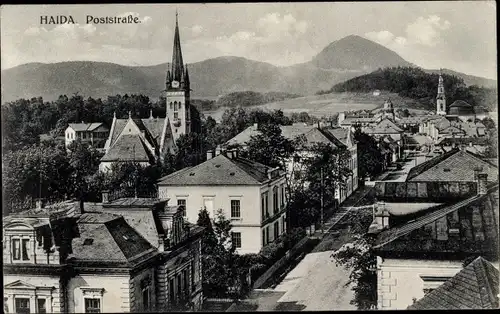 Ak Nový Bor Haida Reg Reichenberg, Poststraße