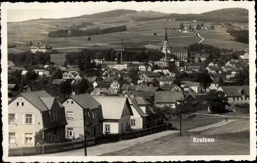 Foto Ak Chrastava Kratzau Region Reichenberg, Blick auf den Ort