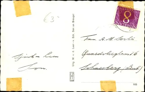 Ak Son en Breugel Nordbrabant, R. K. Kerk