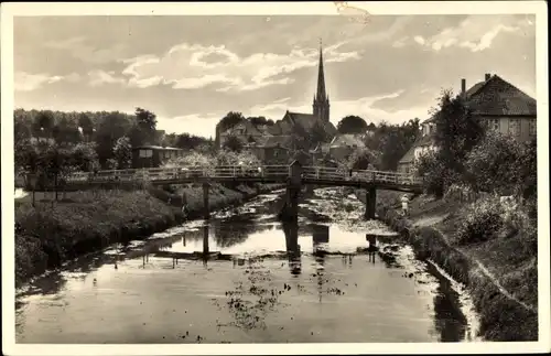 Ak Bad Oldesloe in Schleswig Holstein, An der Trave