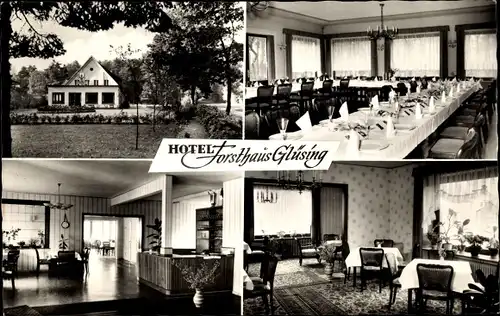 Ak Lauenburg an der Elbe, Hotel Forsthaus Glüsing