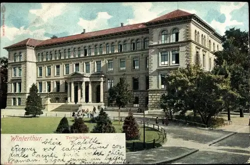 Ak Winterthur Kt Zürich Schweiz, Technikum