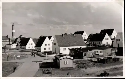 Foto Ak Hörnum auf Sylt Nordfriesland, Dorfansicht, Leuchtturm