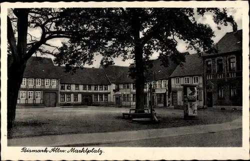 Ak Bismark in der Altmark, Marktplatz