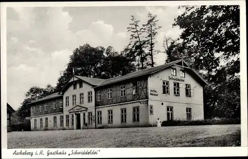 Ak Ascheberg Schleswig Holstein, Gasthaus Schwiddeldei