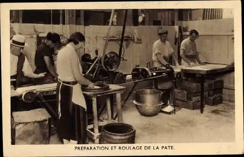 Ak Paris XV, Rue Gager-Gabillot, Compagnie Francaise d'Échaudés Grangy & Zinck, Preparation Pâte