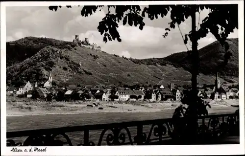 Ak Alken an der Mosel, Panorama