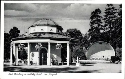 Ak Bad Meinberg am Teutoburger Wald, Im Kurpark