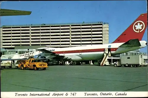 Ak Toronto Ontario Kanada, International Airport, Passagierflugzeug, Air Canada, Boeing 747