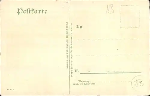 Litho Halle an der Saale, Hallenser, Halloren, Hallunken