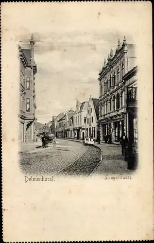 Ak Delmenhorst in Oldenburg, Langestraße