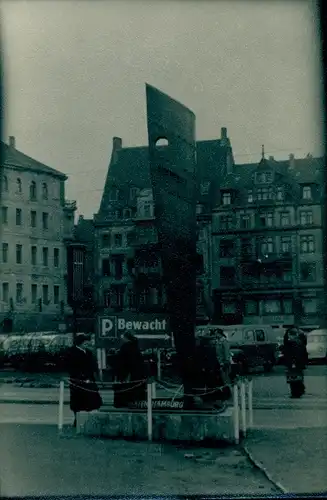 Foto Ak Hamburg Mitte Altstadt, Denkmal