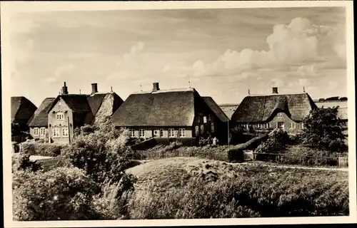 Ak Hallig Hooge, Hanswarft mit Königshaus