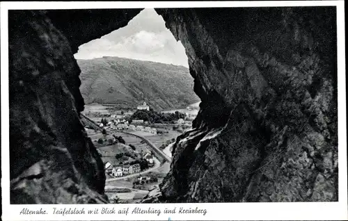 Ak Altenahr im Ahrtal, Teufelsloch, Altenburg, Kreuzberg