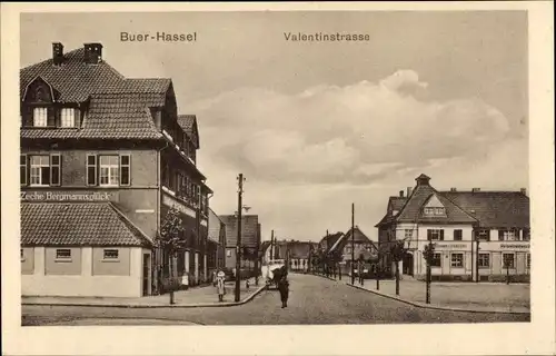 Ak Hassel Buer Gelsenkirchen im Ruhrgebiet, Valentinstraße