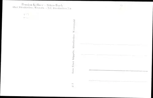 Ak Altenkirchen im Westerwald, Pension Kellner- Stürzelbach, Kühe