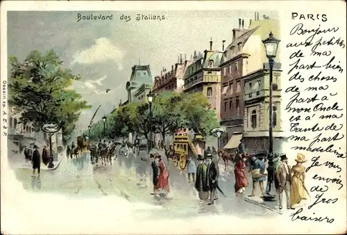 Litho Paris II, Boulevard des Italiens