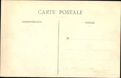 Ak Clichy Hauts de Seine, Crue de la Seine 1910, Poste de Secours, Place de la Mairie